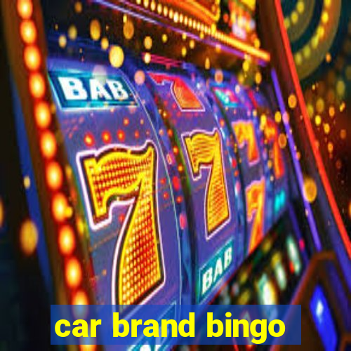 car brand bingo